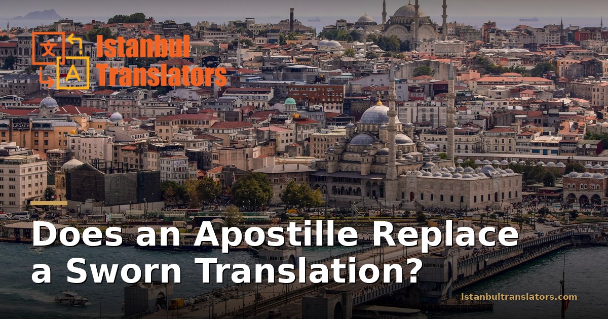 Does an Apostille Replace a Sworn Translation?